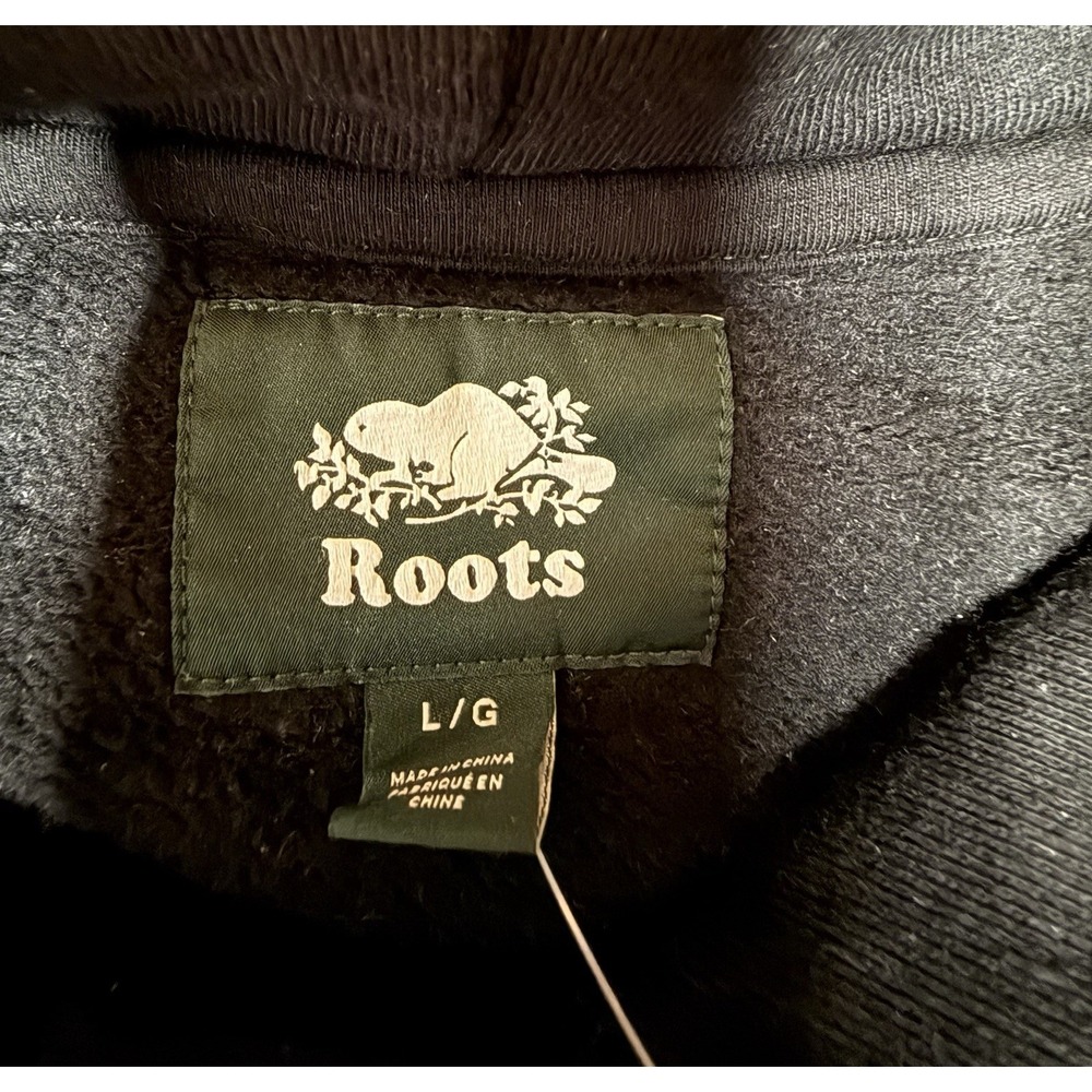 ROOTS Gretzky's Basement 99 Black Hoodie Sweatshirt Men SZ Limited Edition NWT - Picture 6 of 9